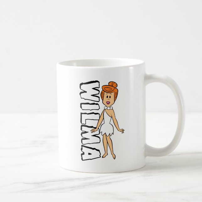 Caneca De Café Os Flintstones | Wilma Flintstone (Direita)