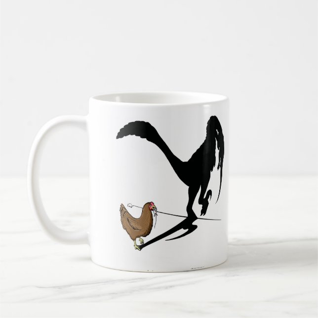 Caneca De Café Os Galhos Lembram-Se (Cartoon Dinossauro) (Esquerda)