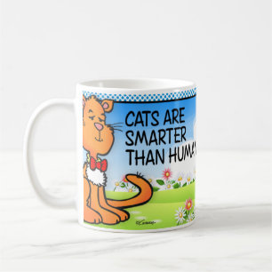 Caneca De Café Os Gatos São Mais Inteligentes