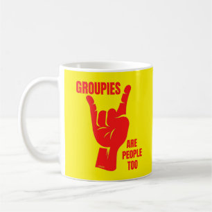 Caneca De Café OS GRUPOS SÃO PESSOAS, Fã de música muito engraçad