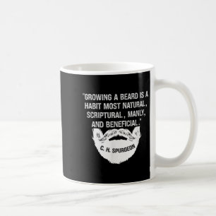 Caneca De Café Os Homens Que Cultivam Uma Barba São Naturais; Man