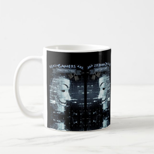 Caneca De Café Os jogadores reais estão protegidos (Esquerda)