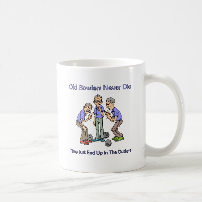 Caneca De Café Os jogadores velhos nunca morrem (Direita)