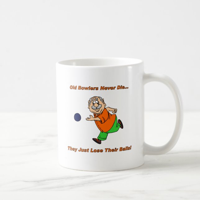 Caneca De Café Os jogadores velhos nunca morrem (Direita)