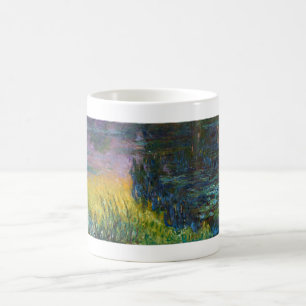 Caneca De Café Os lírios-d'água - O Sol, Claude Monet, 1916