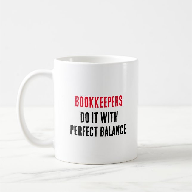 Caneca De Café Os livreiros fazem-no com equilíbrio perfeito (Esquerda)