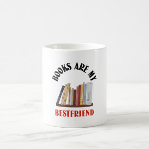 Caneca De Café Os Livros São Meus Melhores Amigos