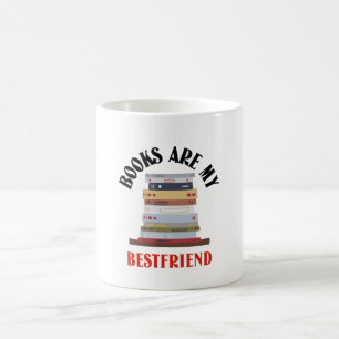 Caneca De Café Os Livros São Meus Melhores Amigos
