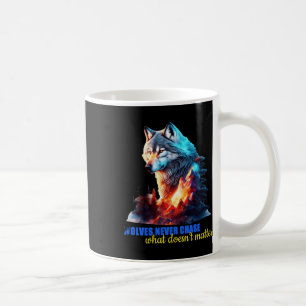 Caneca De Café Os Lobos Nunca Perseguem O Que Não