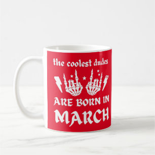 CANECA DE CAFÉ OS MAIS FELIZES SÃO NASCER NO FÉRIO DE MARÇO