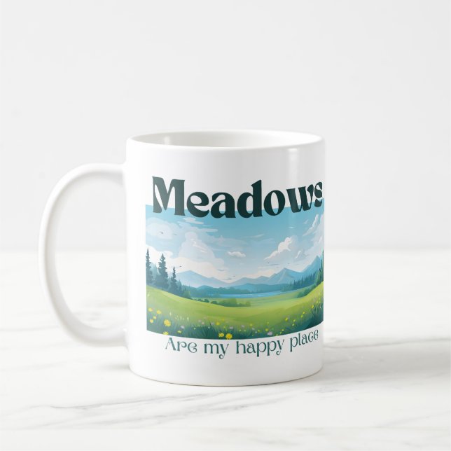 Caneca De Café Os Meadows São O Meu Lugar Feliz (Esquerda)
