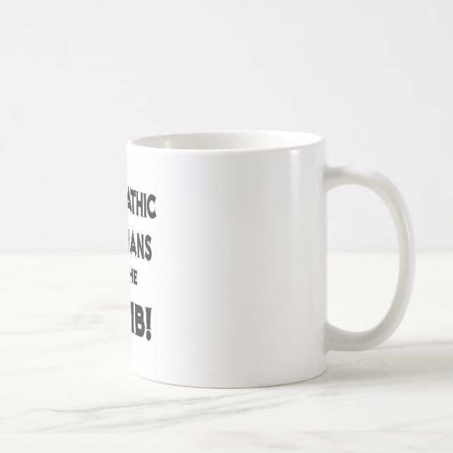Caneca De Café Os Médicos Osteopáticos São A Bomba! (Direita)