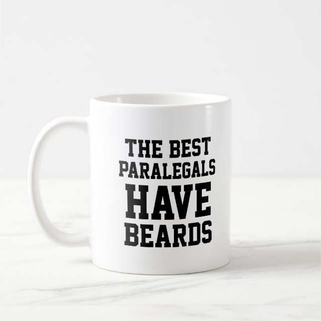 Caneca De Café Os melhores assistentes têm barba (Esquerda)