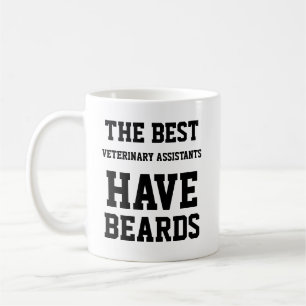 Caneca De Café Os Melhores Assistentes Veterinários Têm Barbas