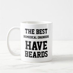 Caneca De Café Os melhores Engenheiros biomédicos têm barbas