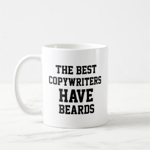 Caneca De Café Os melhores escritores têm barba