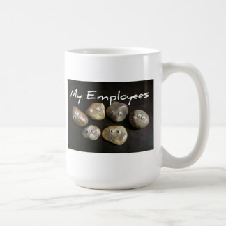 Caneca De Café Os melhores funcionários do mundo
