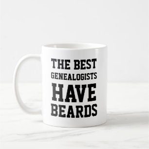 Caneca De Café Os Melhores Genealogistas Têm Barbas