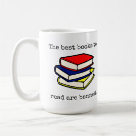 Caneca De Café Os Melhores Livros para Ler São Proibidos