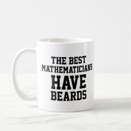 Caneca De Café Os Melhores Matemáticos Têm Barbas