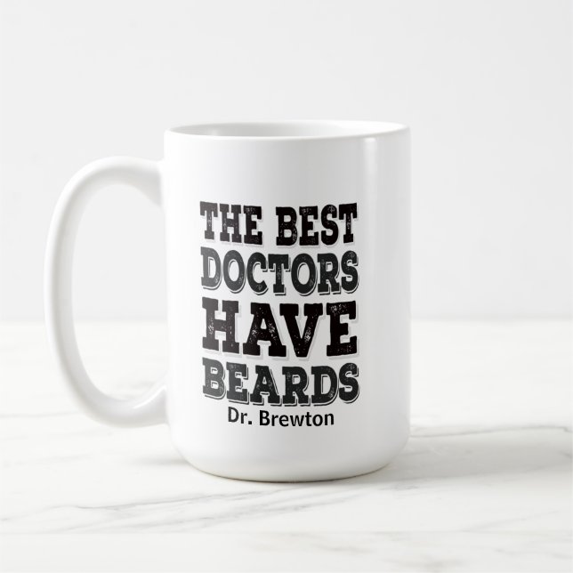 Caneca De Café Os Melhores Médicos Personalizados Engraçados Têm  (Esquerda)