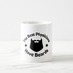 Caneca De Café Os melhores médicos têm barba