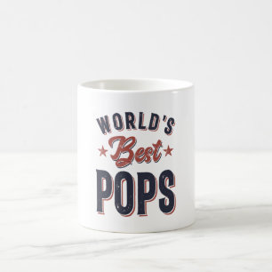 Caneca De Café Os melhores Pop do mundo   Padre Vovô Presente