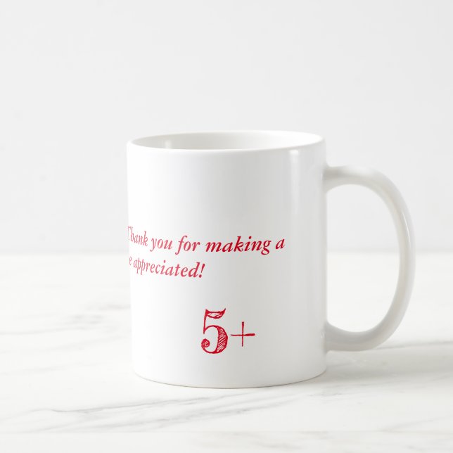 Caneca De Café Os melhores presentes para a apreciação do profess (Direita)