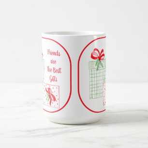 Caneca De Café Os melhores presentes são os amigos do Natal em Wa