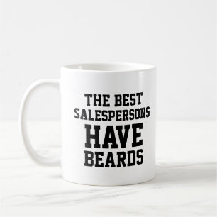 Caneca De Café Os Melhores Vendedores Têm Barba