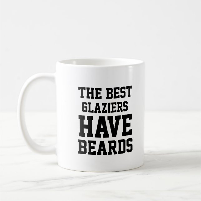 Caneca De Café Os melhores vidros têm barbas (Esquerda)