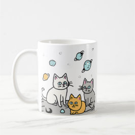Caneca De Café Os Meowstronautas
