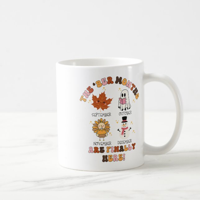 Caneca De Café Os Meses Ber Finalmente Aqui Ghost Peru Agradecer (Direita)