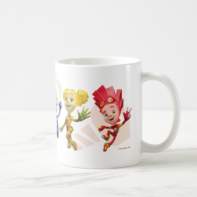 Caneca De Café Os miúdos de Fixies | Fixie (Direita)