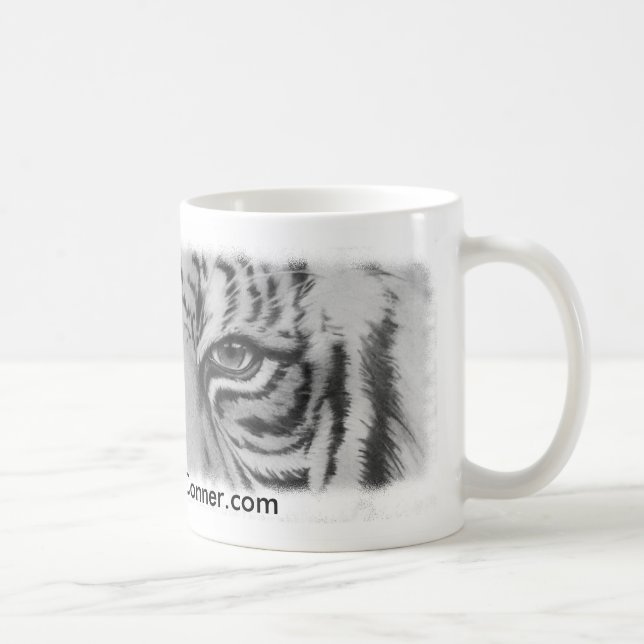 Caneca De Café Os olhos do tigre (Direita)