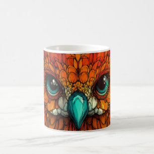 Caneca De Café Os olhos são grandes e expressivos, Águia