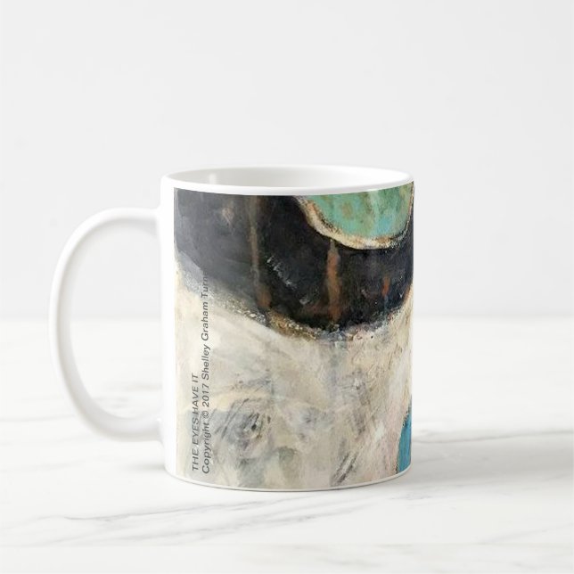 Caneca De Café Os Olhos Têm-No Art MUG (Esquerda)