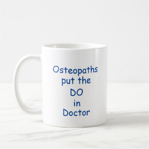 Caneca De Café Os osteopata pôr FAZEM no doutor (customizável)