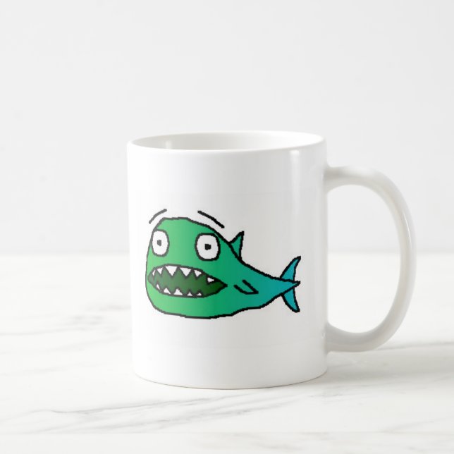 Caneca De Café Os peixes de Bitey (Direita)