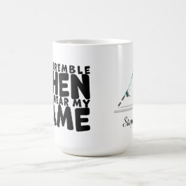 Caneca De Café Os Peixes Tremem Quando Escutam Meu Nome