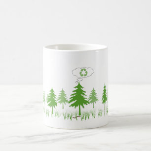 Caneca De Café os pensamentos da natureza