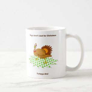 Caneca De Café Os perus são apenas para o Natal