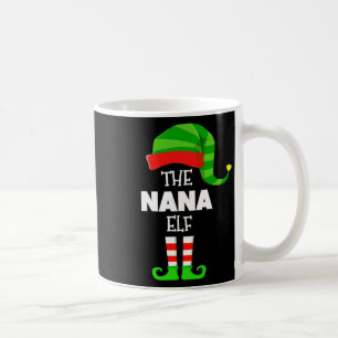 Caneca De Café Os Pjs De Natal Da Família Do Grupo Nana Elf