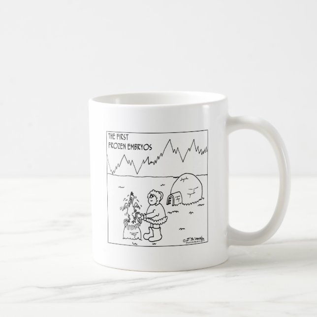 Caneca De Café Os primeiros embriões congelados (Direita)