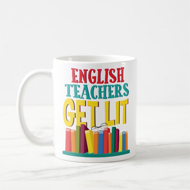 Caneca De Café Os professores de inglês engraçados obtêm o (Esquerda)