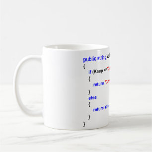 Caneca De Café Os programadores mantêm-se calmo e continuam-se a