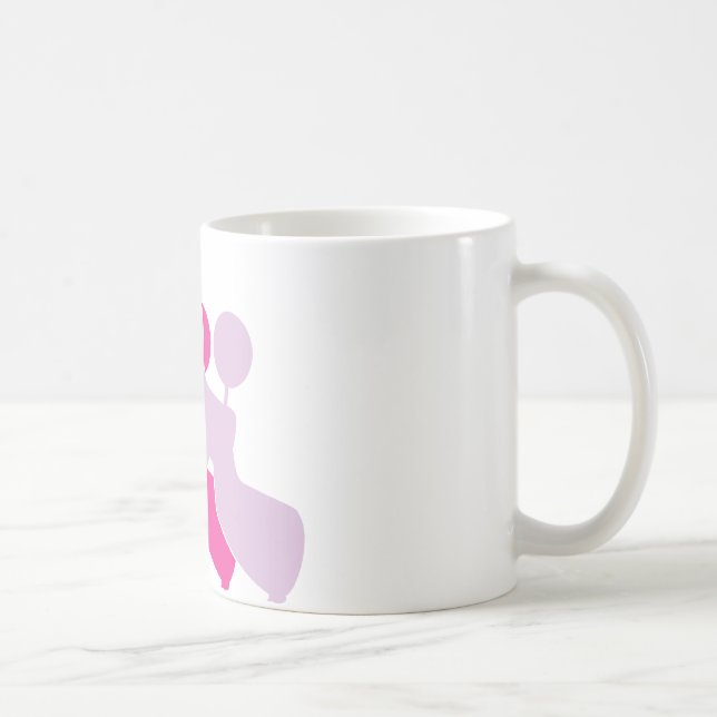 Caneca De Café Os pudins cor-de-rosa (Direita)