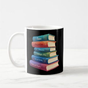Caneca De Café Os romances VIII de Jane Austen