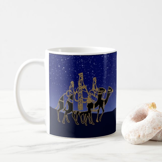 Caneca De Café Os Sábios Ainda O Procuram No Natal (Com Donut)