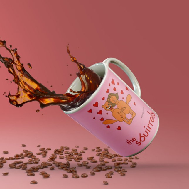 Caneca De Café Os Sbuirrels Ed e Mary Valentine (Criador carregado)